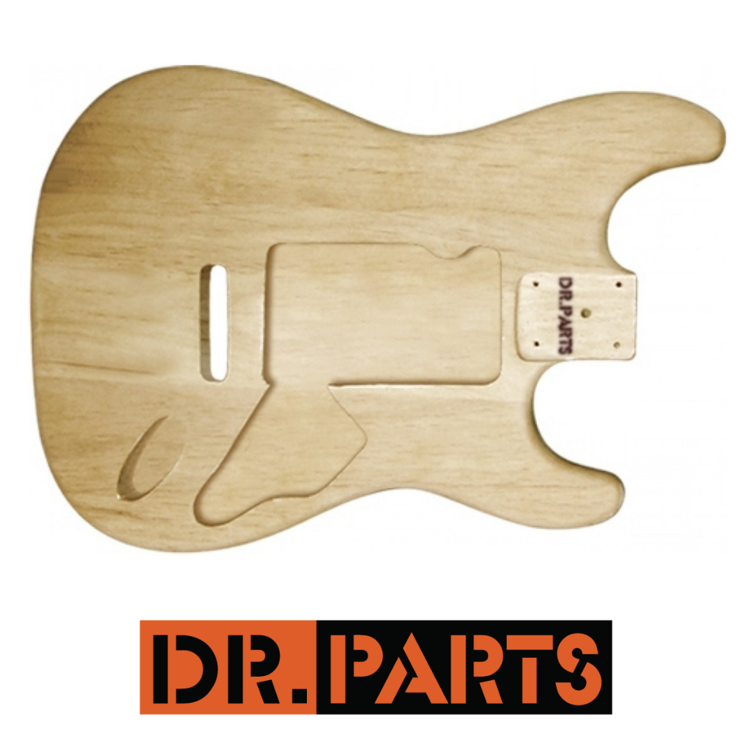 DR. PARTS ZB202 Guitar Body Strat Style | Basswood