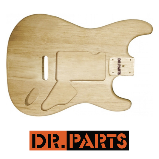 DR. PARTS ZB202 Guitar Body Strat Style | Basswood