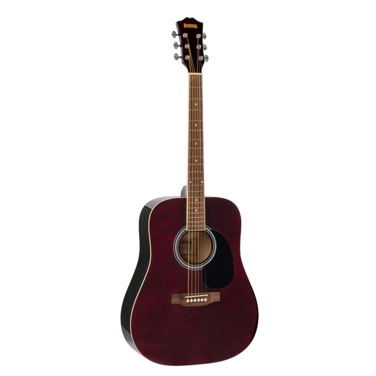 Redding RED50TWR Dreadnought Steel String Acoustic Guitar | Translucent Wine Red