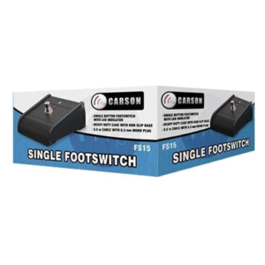 Carson FS15 Single Footswitch