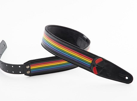 Right On Straps | Prisma Rainbow Guitar Strap - VEGAN LEATHER