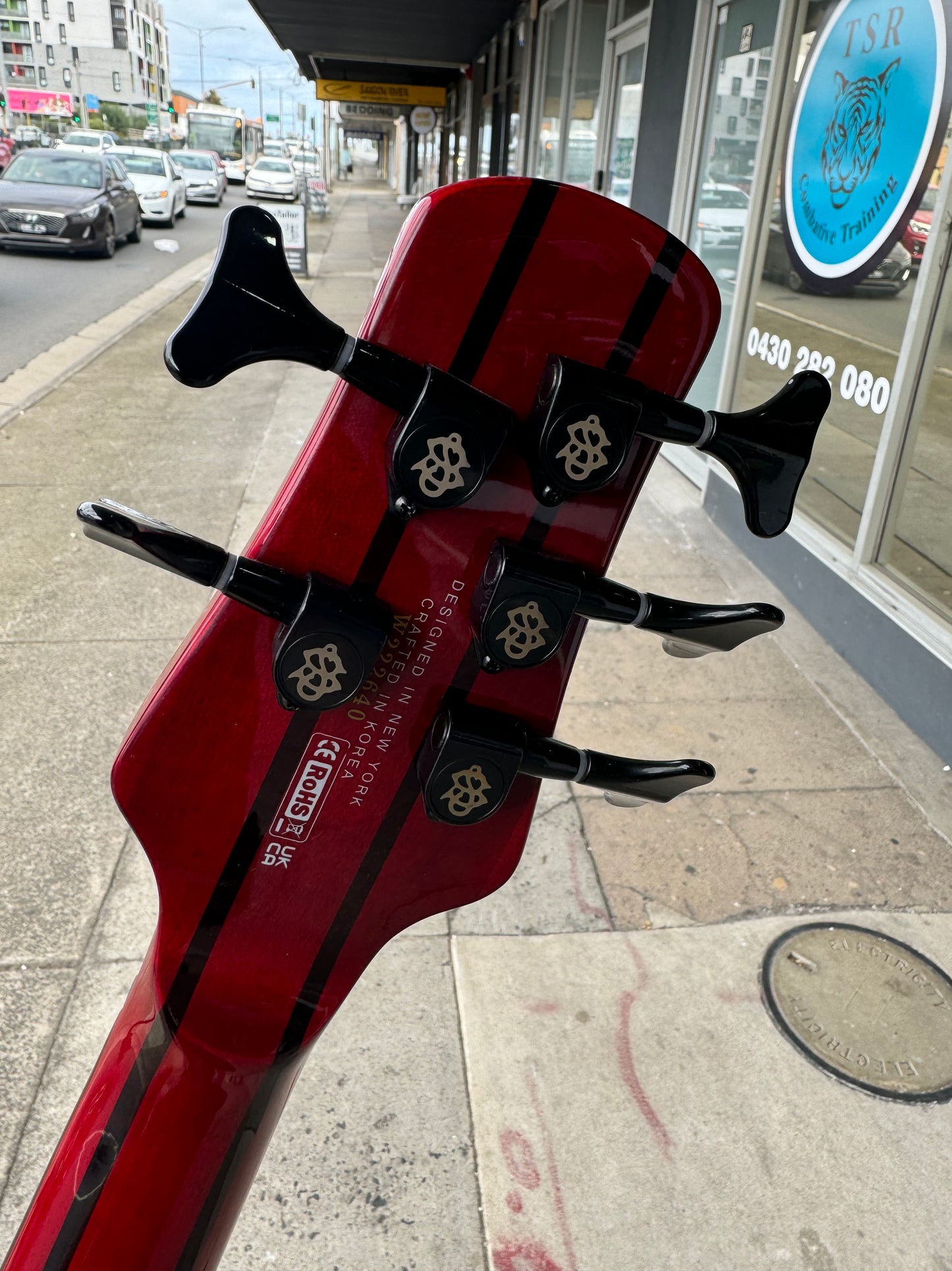 Spector NS Dimension 5 Multiscale Bass | Inferno Red * ON HOLD *