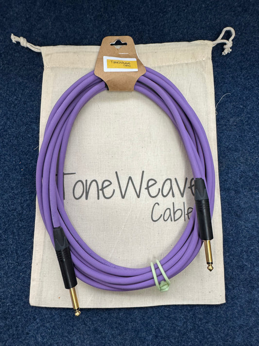 ToneWeave Purple OFC/PVC Instrument Cable 15ft ST/ST