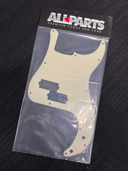 Allparts P Bass Pickguard | Mint Green 3 Ply