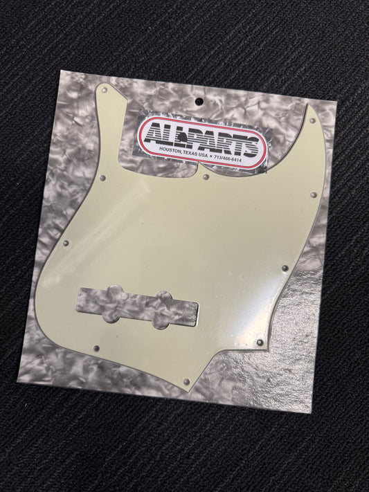 Allparts Jazz Bass Pickguard | Mint Green 3 Ply