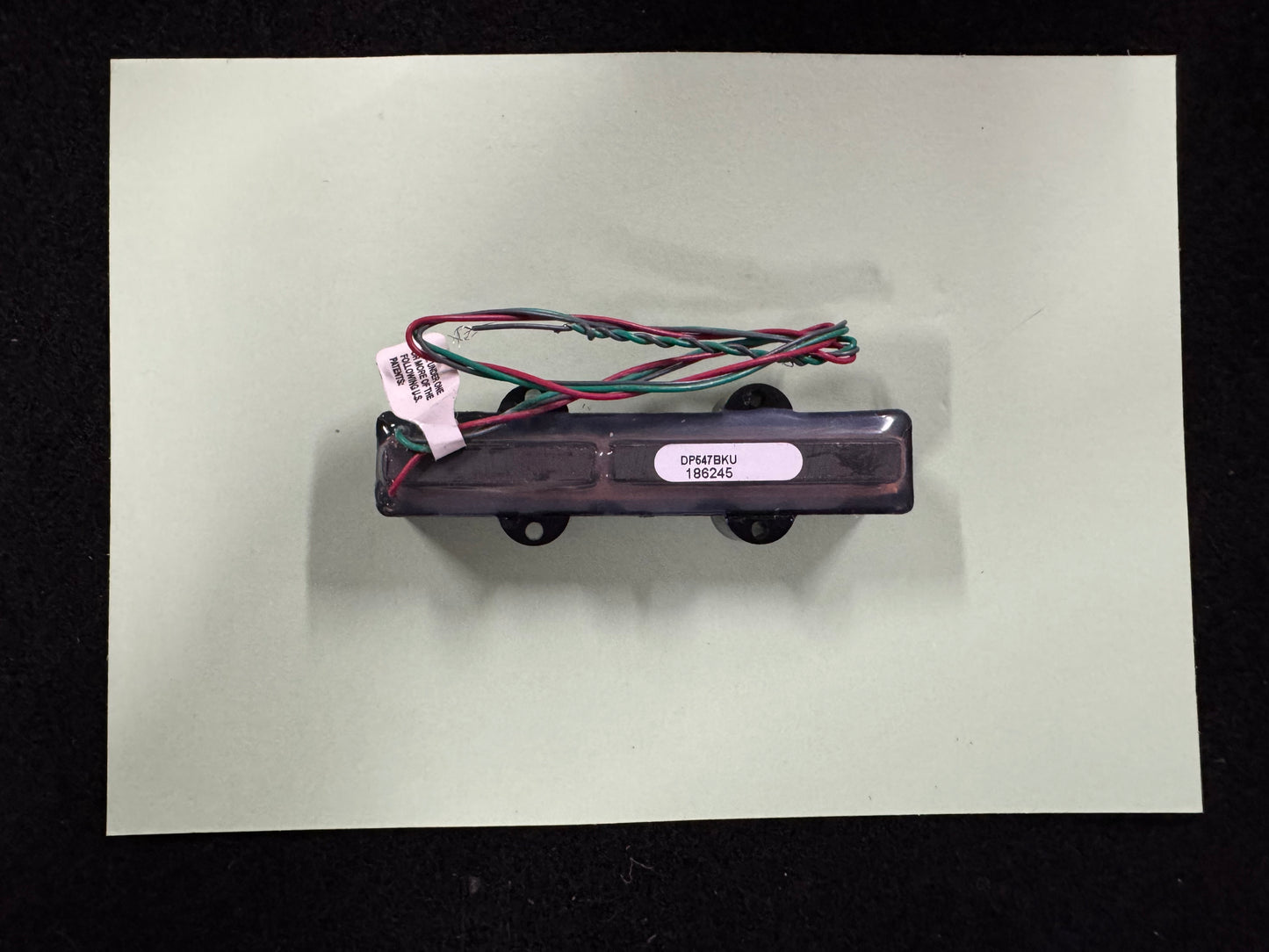 DiMarzio DP547B Ultra Jazz Neck Bass Pickup Black Finish | NO BOX