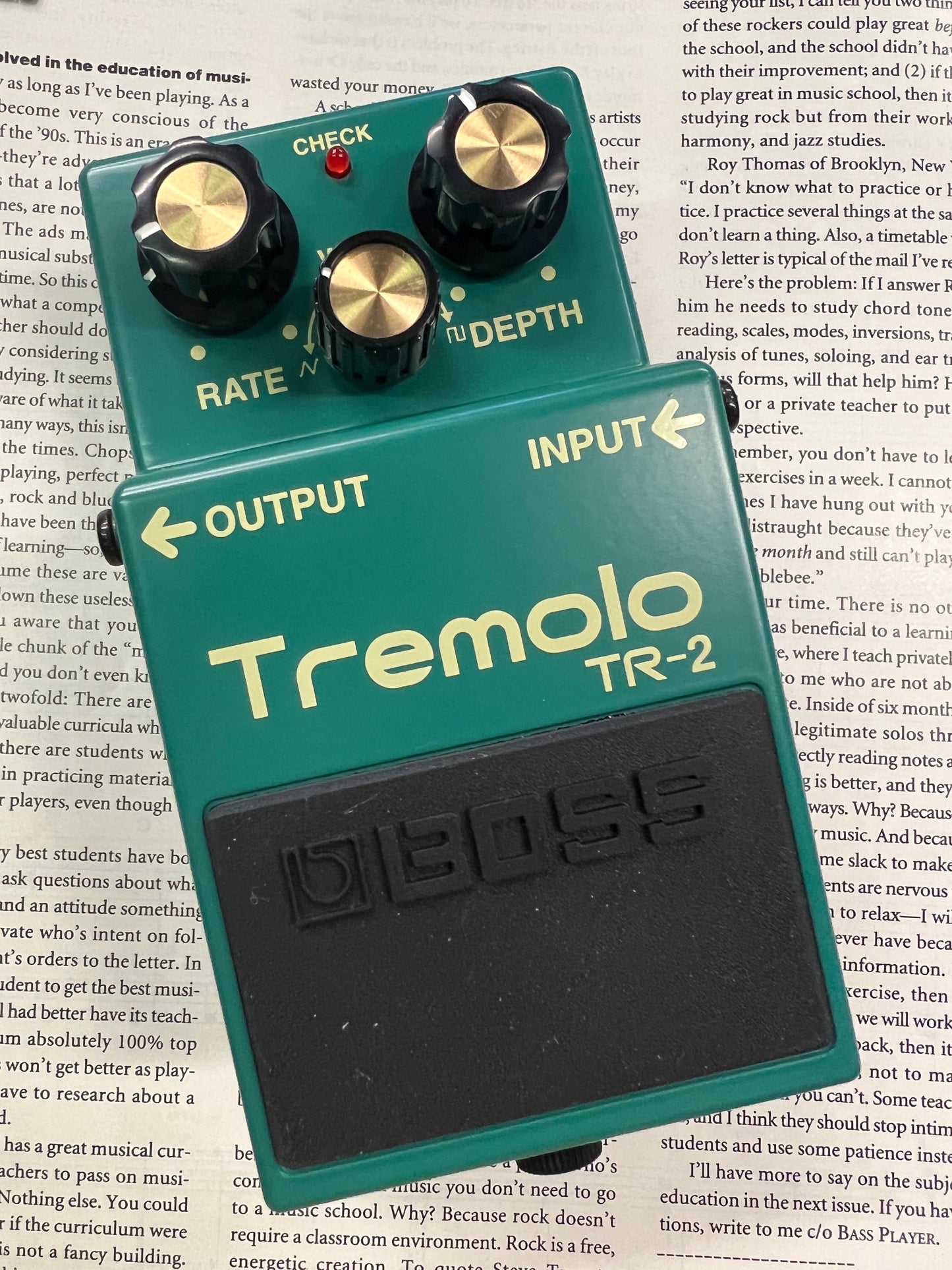 Boss TR-2 Tremolo Effects Pedal