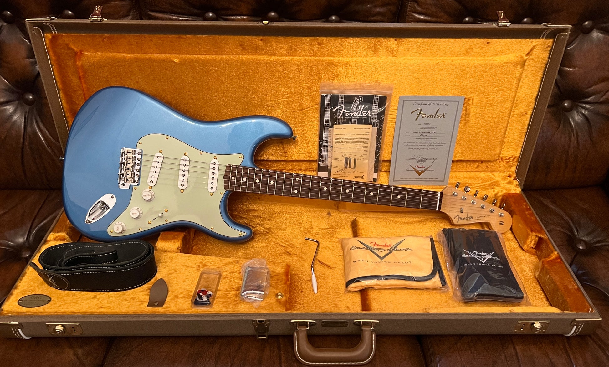 Fender Custom Shop 1960 Stratocaster NOS | 2015 | Lake Placid Blue