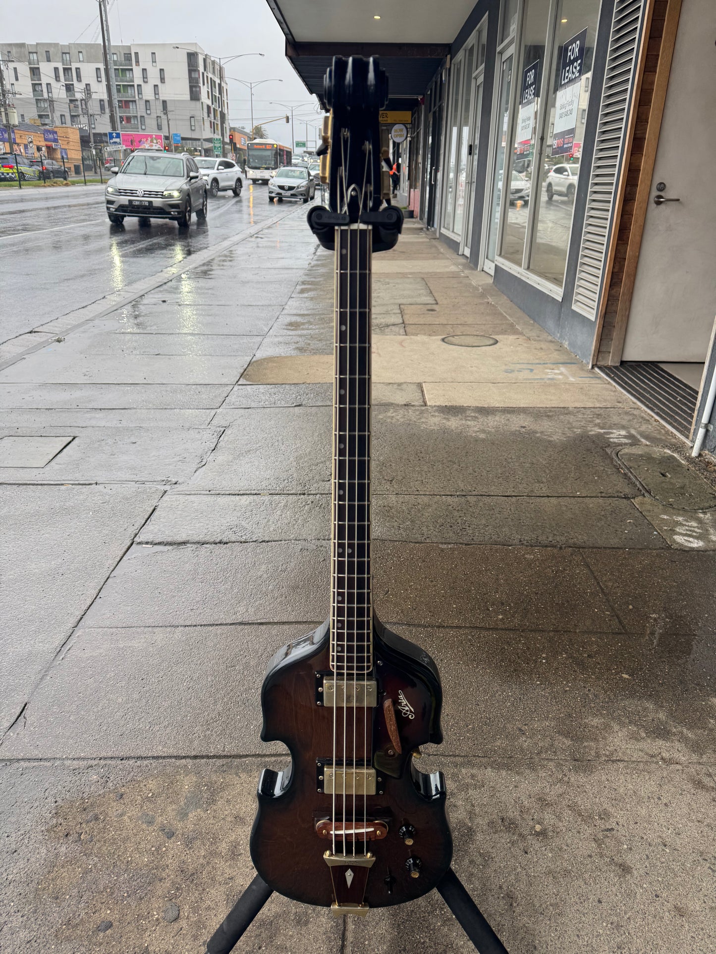 Aria Scroll Violin Bass | Early 1970's