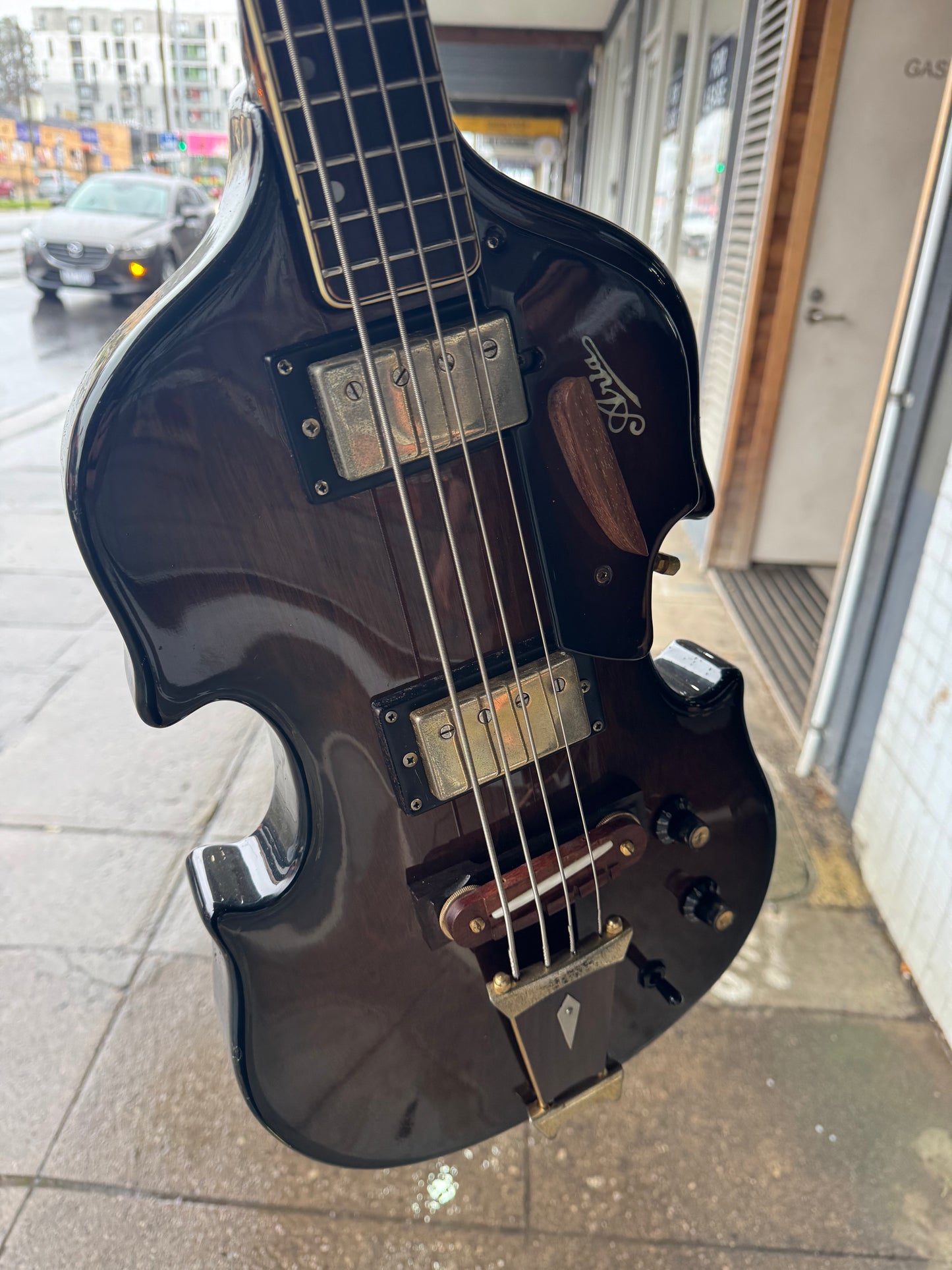 Aria Scroll Violin Bass | Early 1970's
