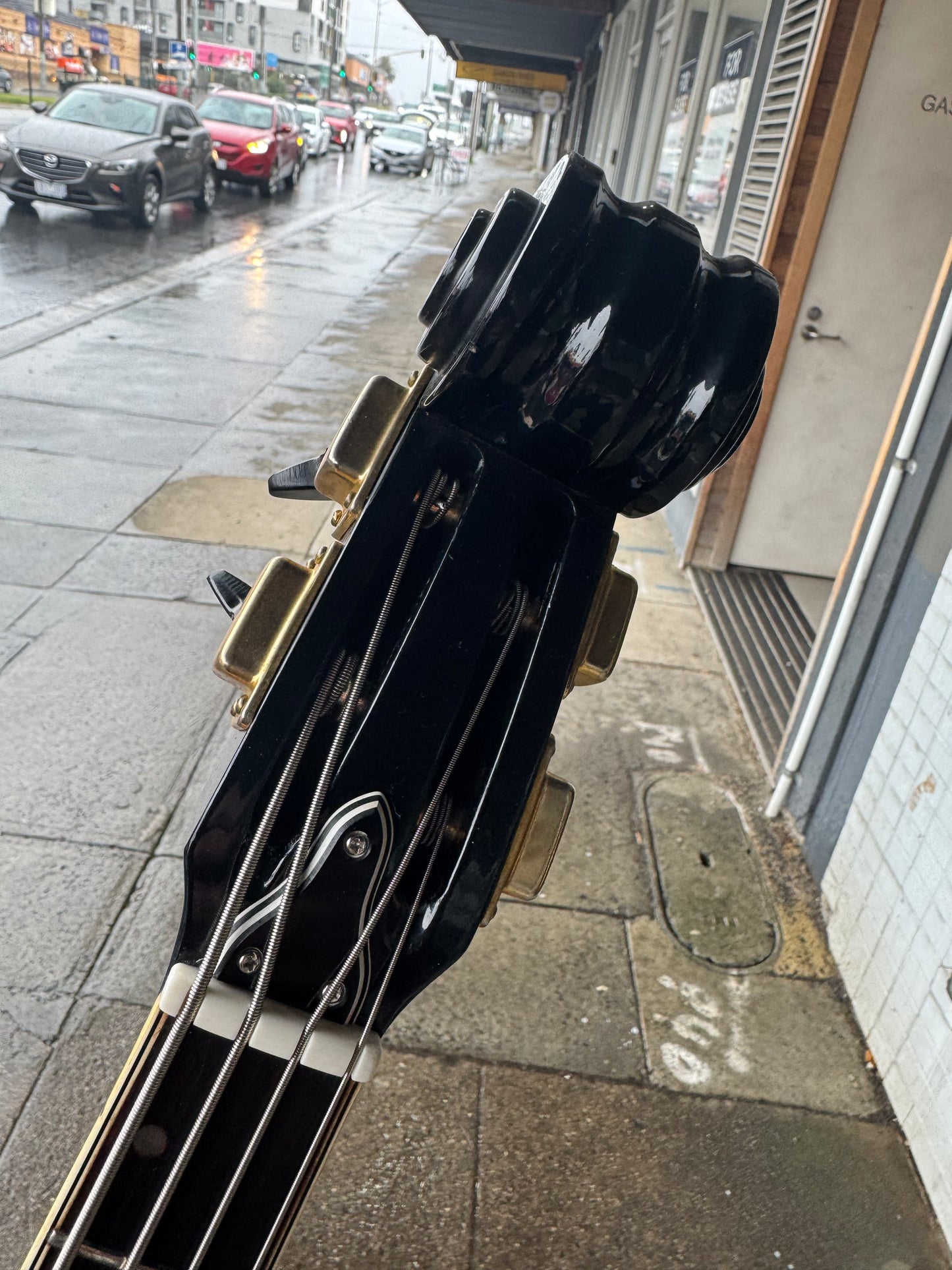 Aria Scroll Violin Bass | Early 1970's