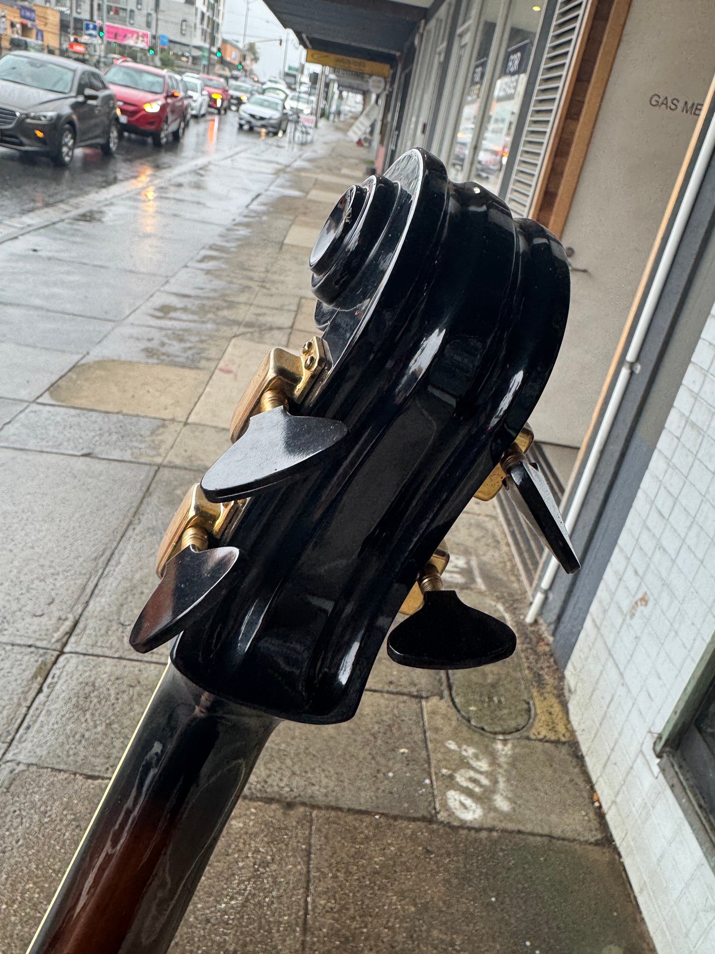 Aria Scroll Violin Bass | Early 1970's