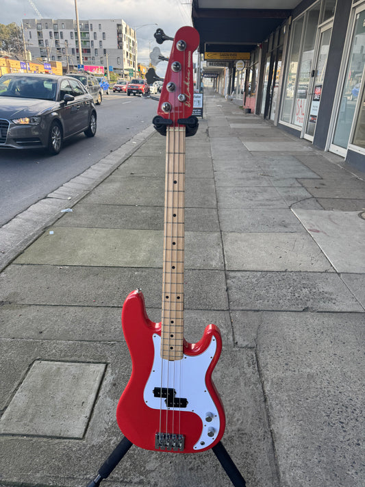 D Lakin P Bass 4-String Electric Bass | Red
