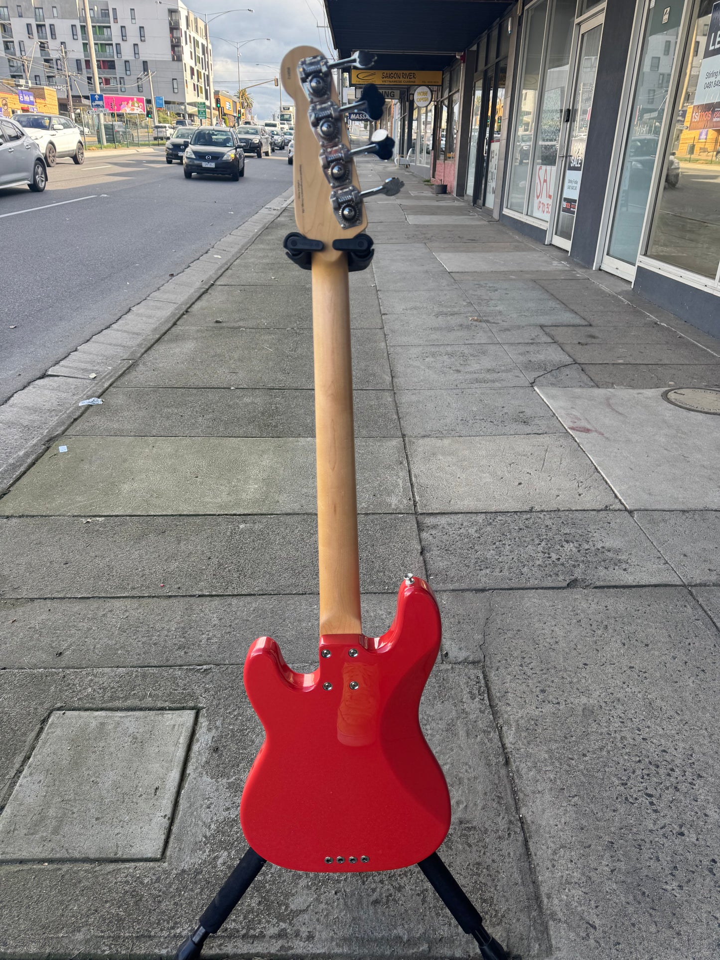 D Lakin P Bass 4-String Electric Bass | Red