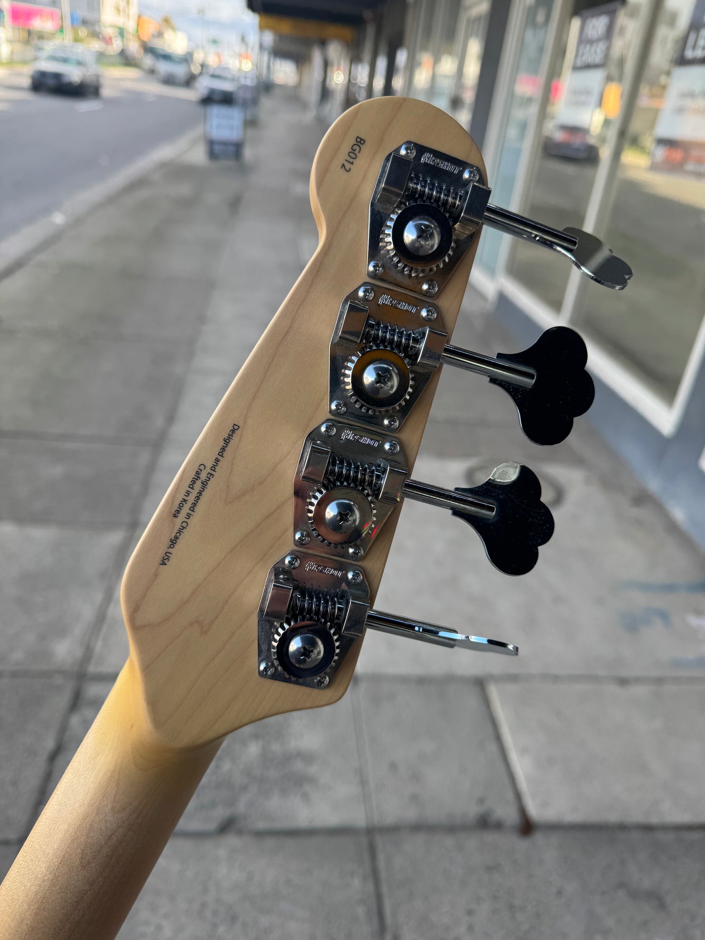 D Lakin P Bass 4-String Electric Bass | Red