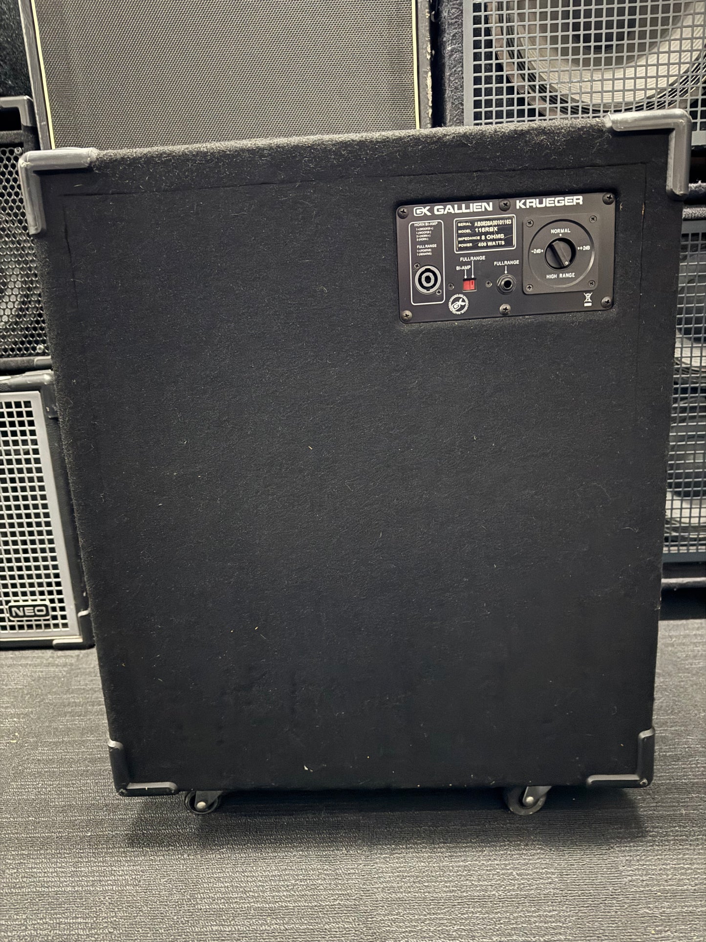 Gallien-Krueger 115RBX 15" Bass Speaker Cabinet 400w 8Ω
