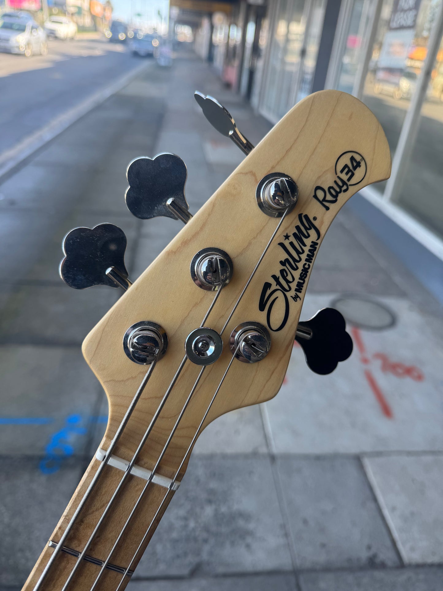 Ernie Ball Sterling by Music Man Ray 34 4-String Bass Guitar | Natural