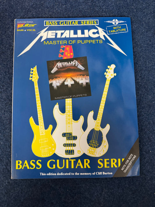 Metallica Master of Puppets Bass Guitar Series