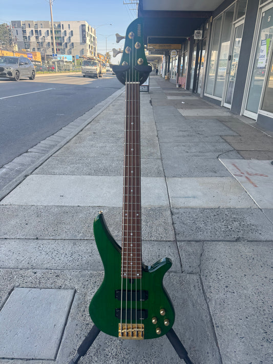 Yamaha RBX765 5-String Electric Bass | Green