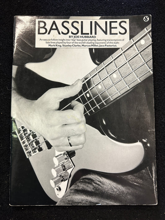 Basslines by Joe Hubbard (Second Hand)