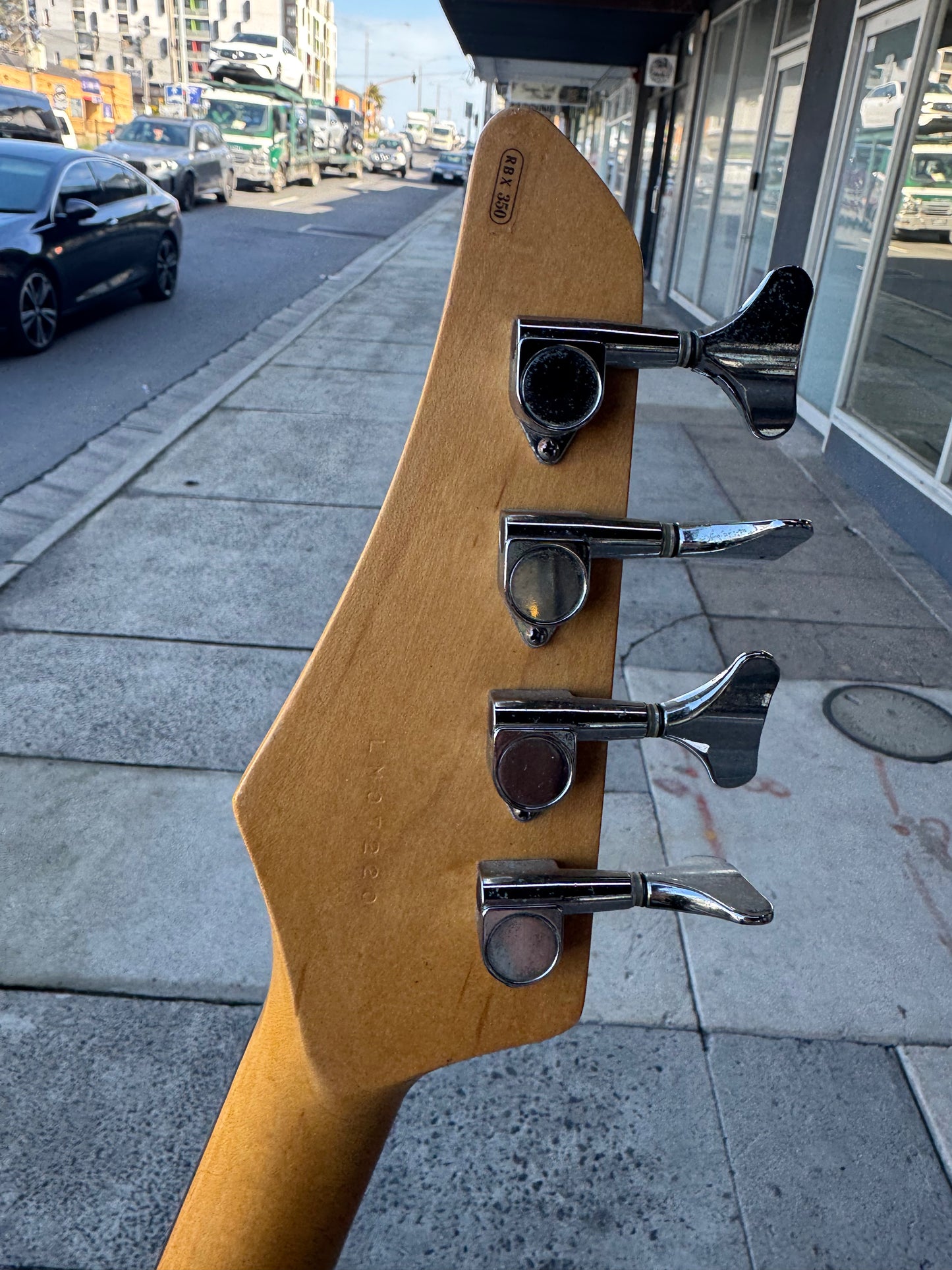 Yamaha RBX350 4-String Electric Bass Guitar | Trans lue