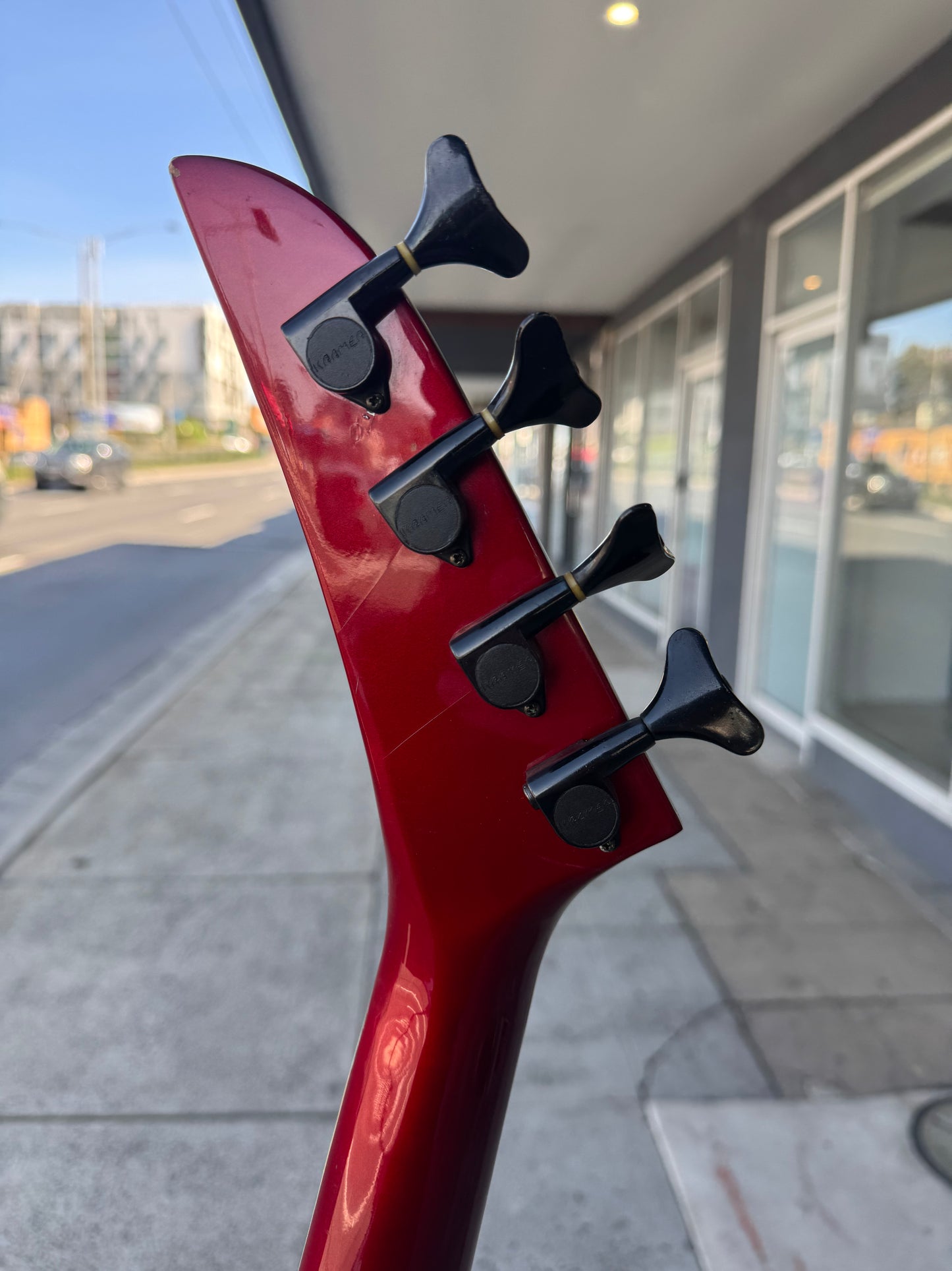 Kramer Forum III 4-String Electric Bass Guitar | Red
