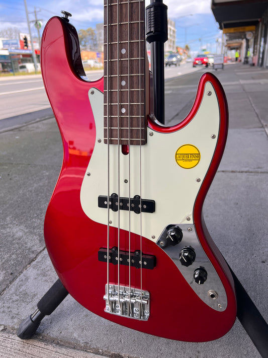 Bacchus 4-string Jazz Bass | Red