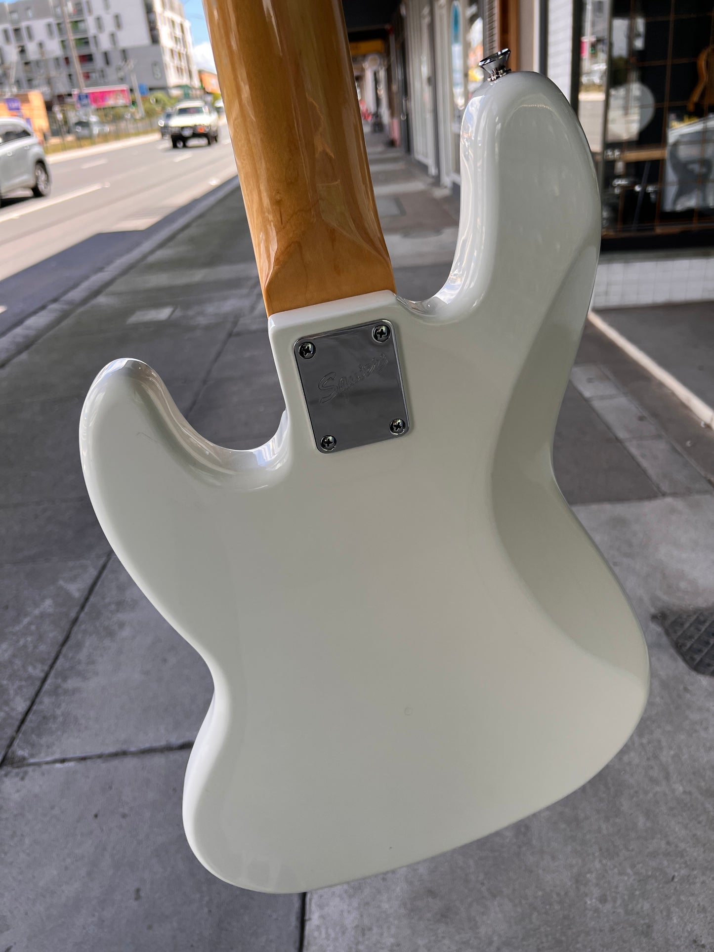 Fender Squier 5-String Electric Bass | White