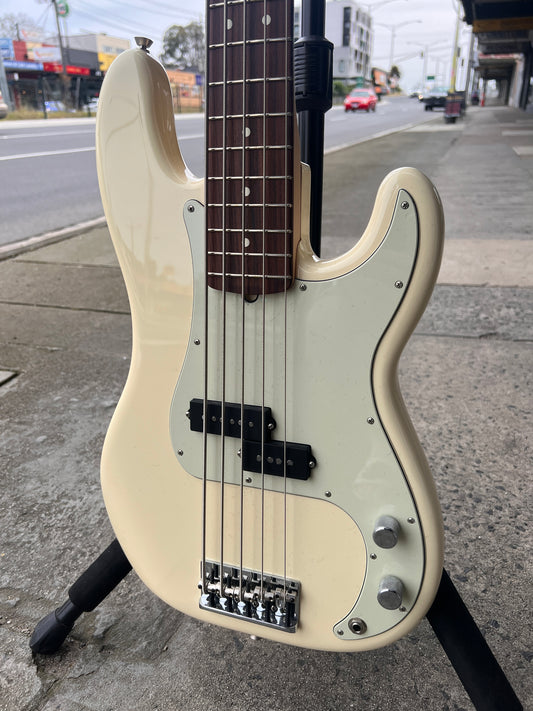 Fender 5-String Precision Bass Guitar | White **ON HOLD**