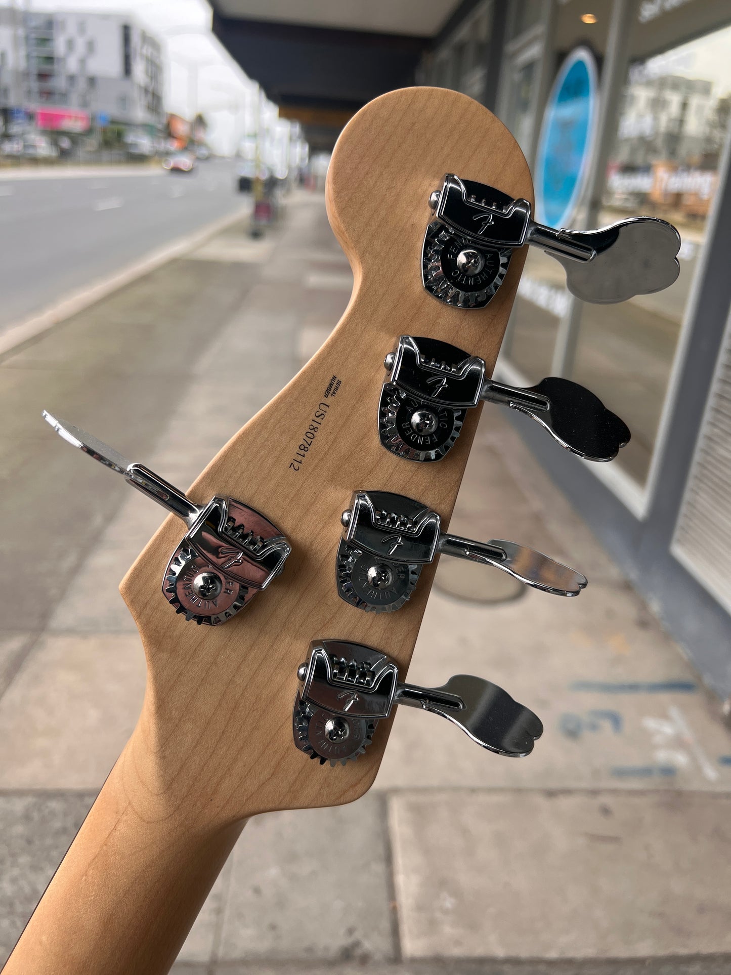 Fender 5-String Precision Bass Guitar | White **ON HOLD**