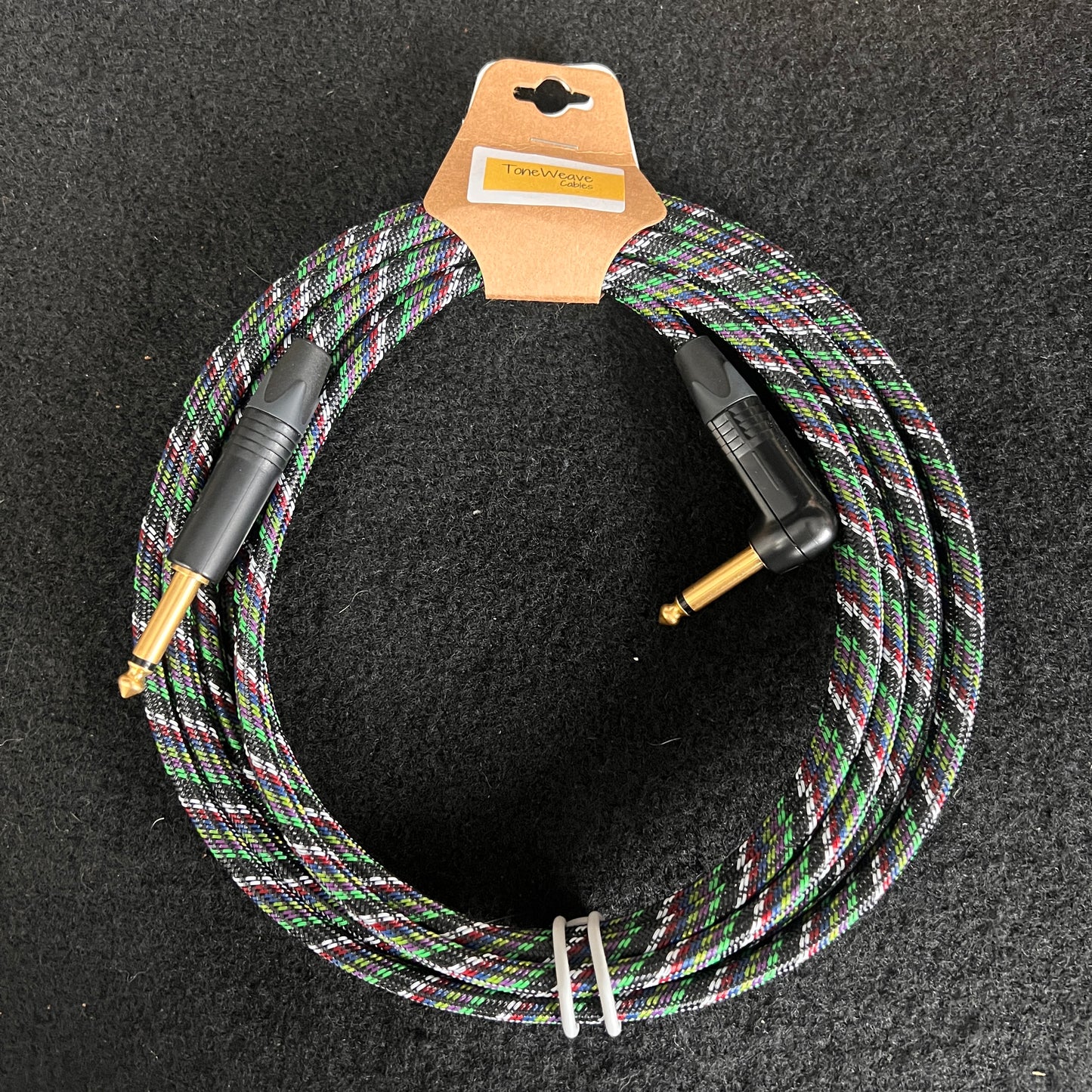 Toneweave Multicolor Instrument Cable 15ft ST/RA