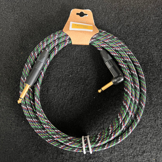 Toneweave Multicolor Instrument Cable 15ft ST/RA