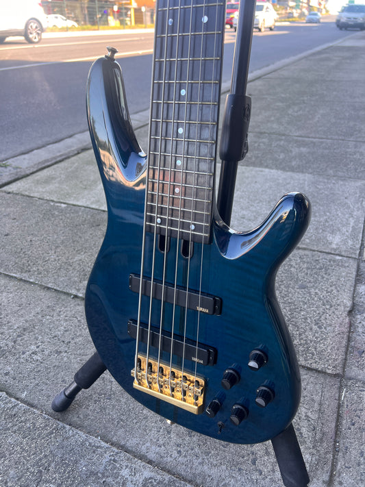 Yamaha TRB P2 Neck thru 6-string | Trans Blue *ON HOLD*