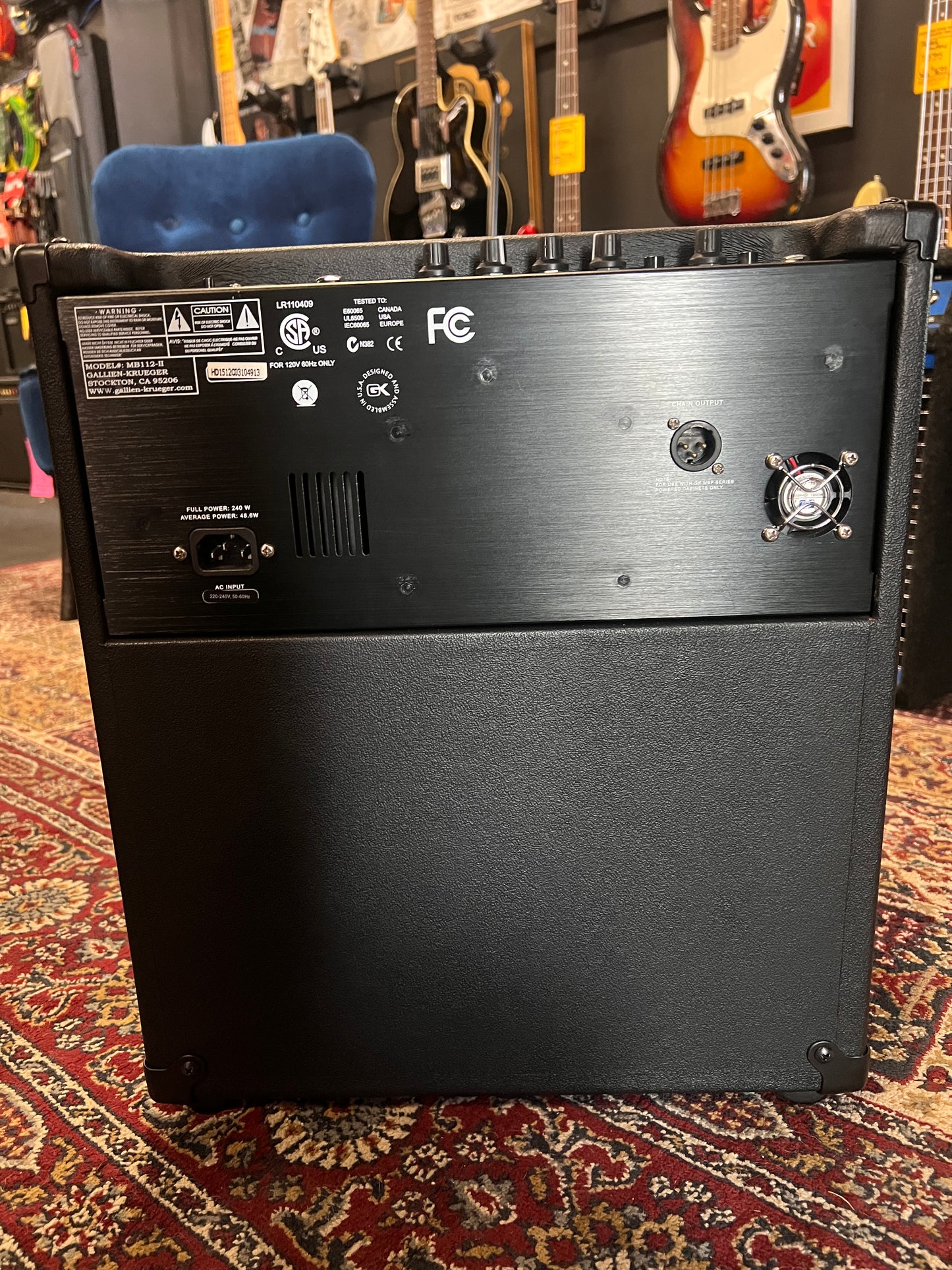 Gallien-Krueger MB112-II 1x12" Bass Combo Amplifier