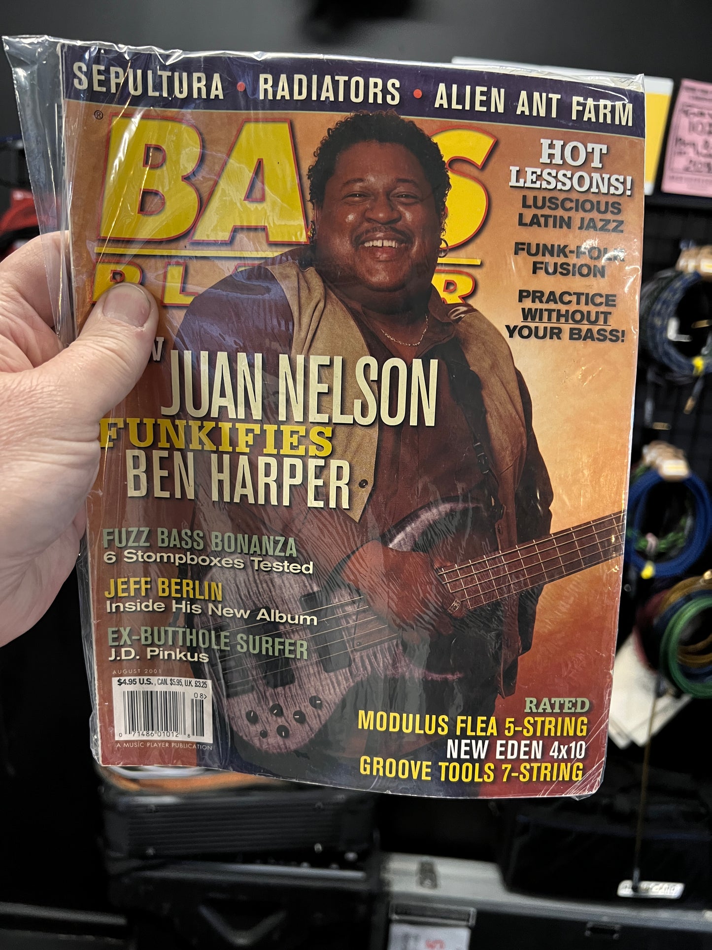 Bass Player Magazine August 2001