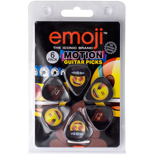 Perris "Emoji" Variety 2 Licensed Motion Guitar Picks (6-Pack)