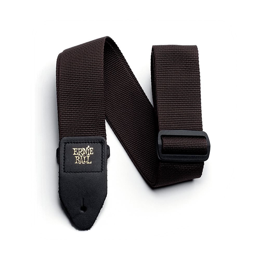 Ernie Ball Polypro Guitar Strap/Bass Strap - Brown