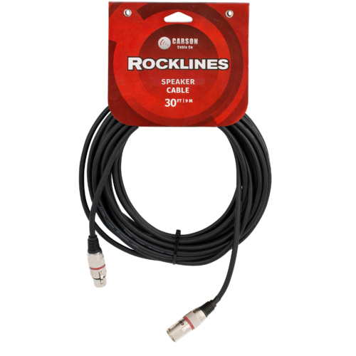 Carson Rocklines RSL30 - 30ft XLR Speaker Cable