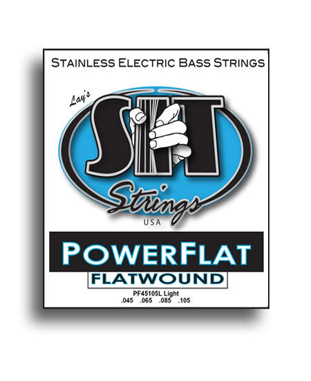 SIT Power Flat Light Flatwound Electric Bass String Set I 45-105