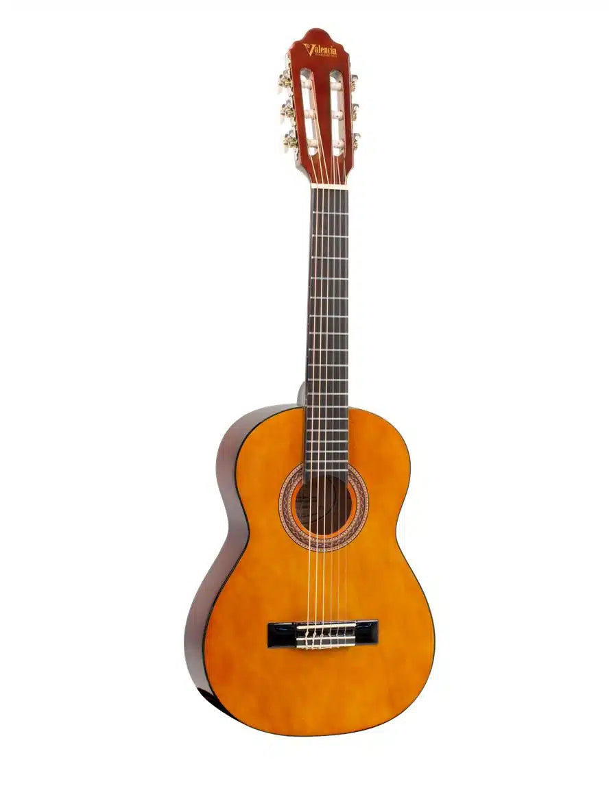 Valencia VC101 100 Series 1/4 Size Classical Guitar | Natural Gloss
