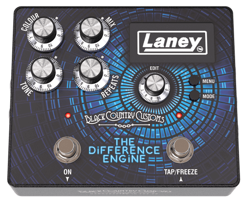 Laney Black Country Customs - BCC-TDE The Difference Engine Stereo Delay Pedal