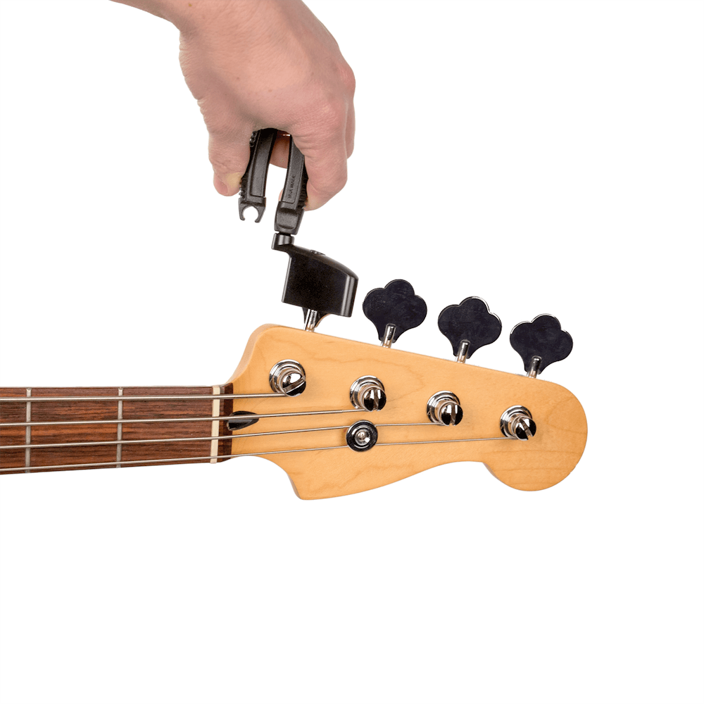 D'Addario Planet Waves Pro-Winder for Bass | Black String Winder, Cutter, & Bridge Pin Puller