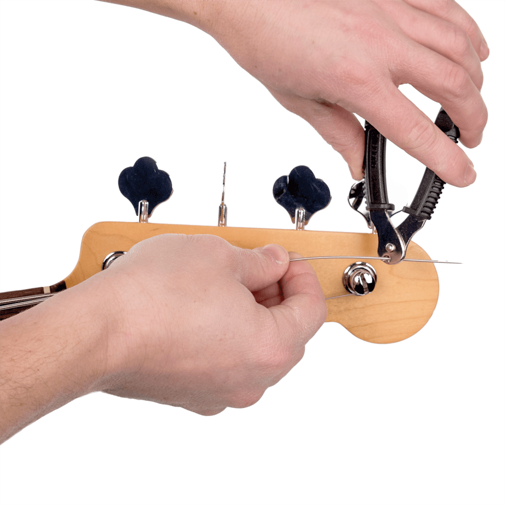 D'Addario Planet Waves Pro-Winder for Bass | Black String Winder, Cutter, & Bridge Pin Puller