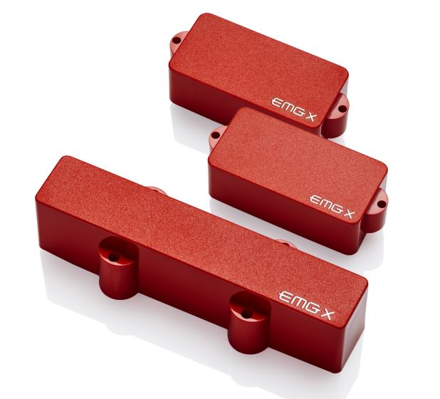 EMG Frank Bello Bass Pickup Set | Red