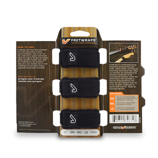 Gruv Gear FretWraps String Muters (3-Pack) Medium