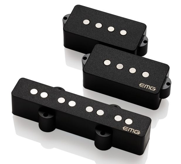EMG Geezer Butler PJ Set Bass Pickup Set | Black