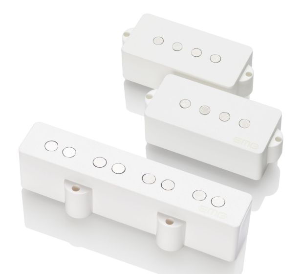 EMG Geezer Butler PJ Set Bass Pickup Set | White