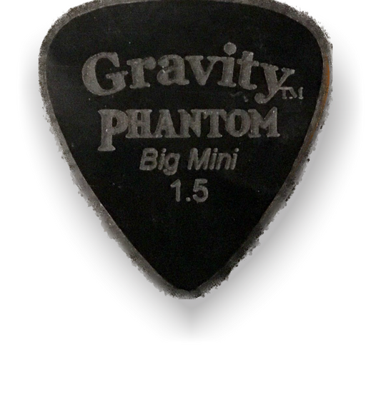 Gravity Picks Phantom Big Mini 1.5mm Master Finish | Black