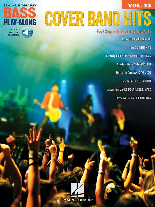 Cover Band Hits Bass Playalong Bk/Ola
