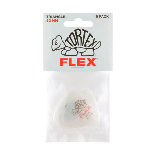 Dunlop Player's Pack | Tortex® Flex™ Triangle Pick .50mm | 6-Pack